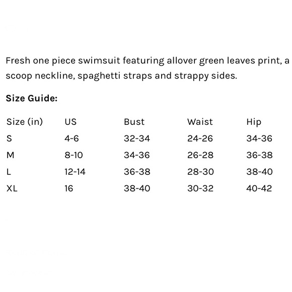 Green & white banana leaf pattern one piece - Picture 7 of 8